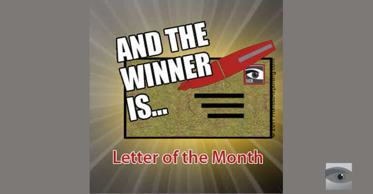 August Letter of the Month