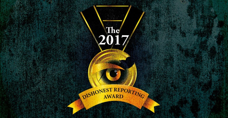 Dishonest Reporter of the Year Award 2017