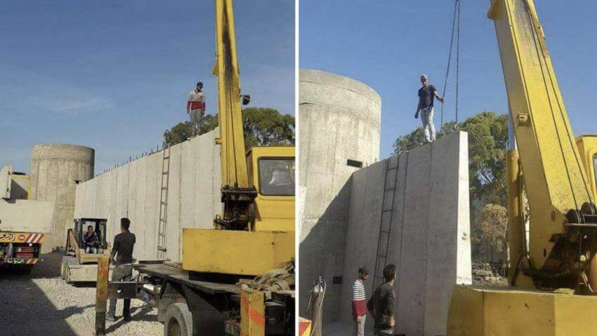 Au Liban mur de béton, en Israël mur de séparation