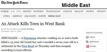 NY Times and the Anthropomorphic Ax