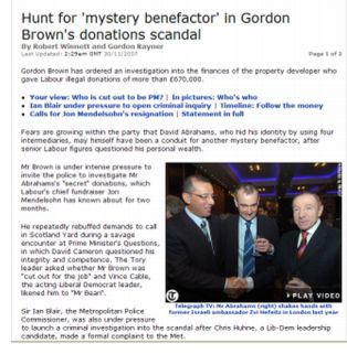 Fundraising Scandal Produced “Zionist Conspiracies”