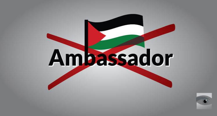 Palestinian ‘Ambassador’ Corrected on His Way Out