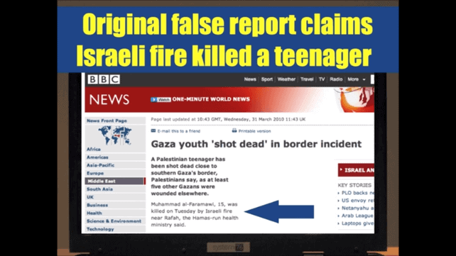 BBC’s Boy Who Returned from the Dead (Is the Media Biased Against Israel?)