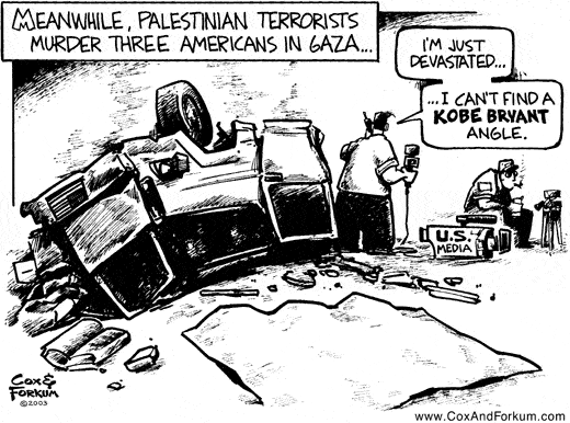 Short coverage of the Gaza bombing