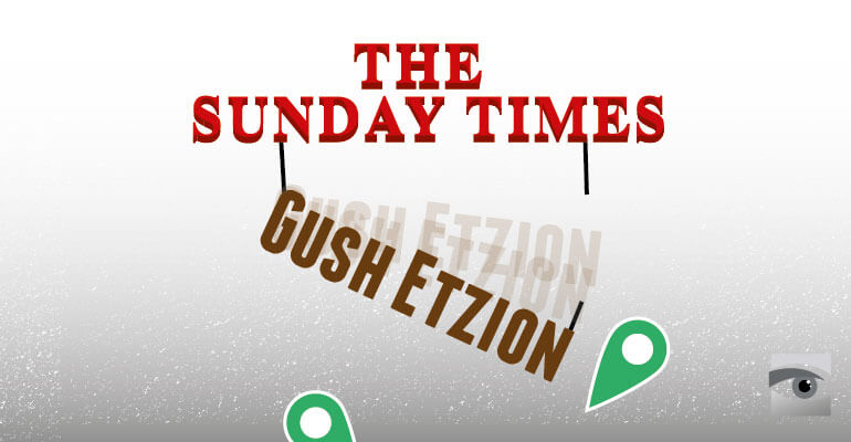 Settlement Tourism No Holiday For The Sunday Times