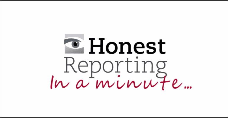 Video Series: HonestReporting in a Minute