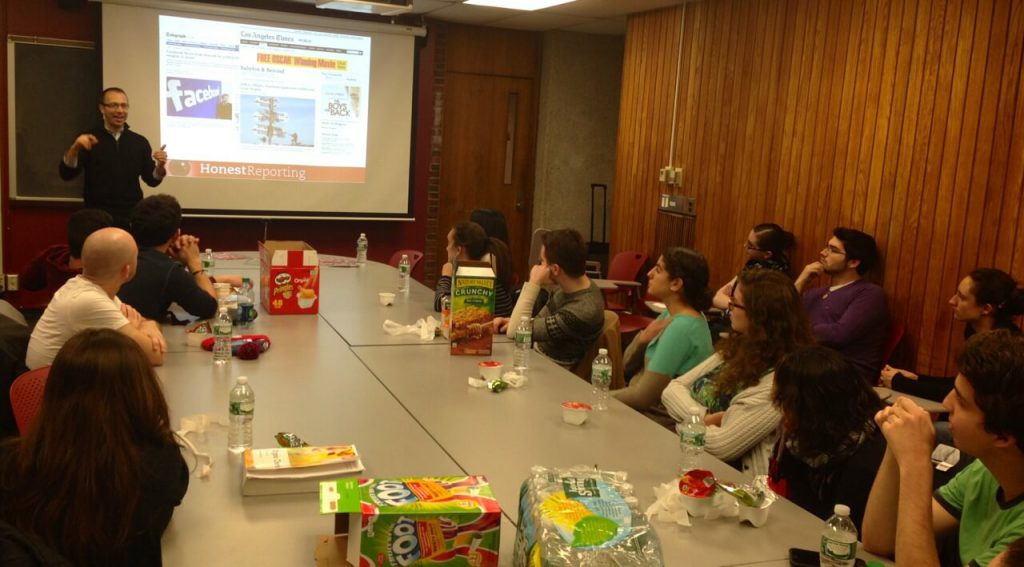 Joe Hyams to Students: BDS is Most Pressing Media Challenge Today
