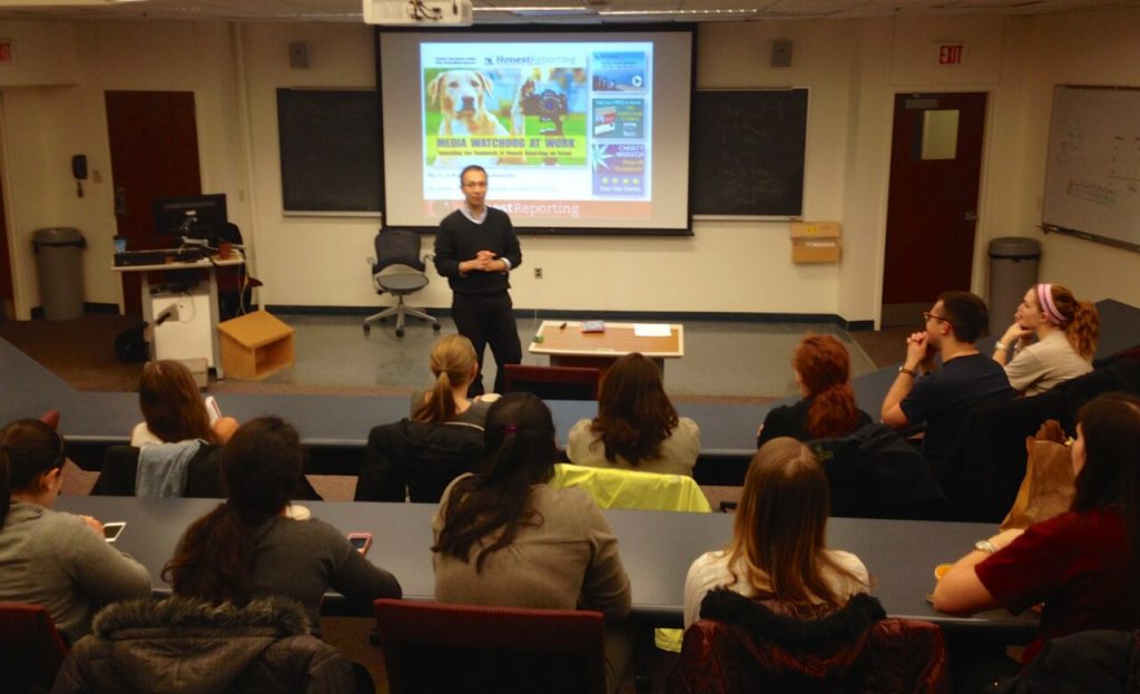 HR CEO Joe Hyams Gives Media Clinic at Northeastern University