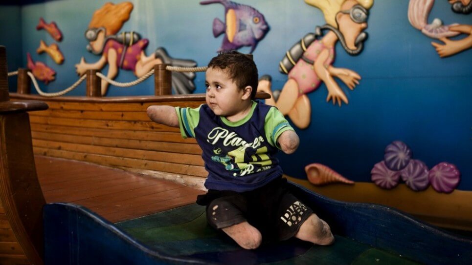 Disgusting Exploitation of a Disabled Palestinian Child