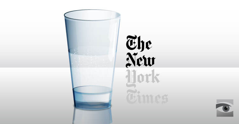 New York Times: Making a Half-Full Glass Into a Half-Empty One
