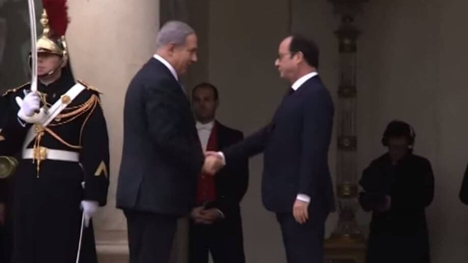 Netanyahu Hollande