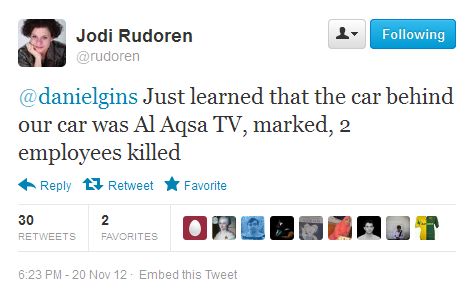 Liveblogging Israel’s Media War 11/20/2012