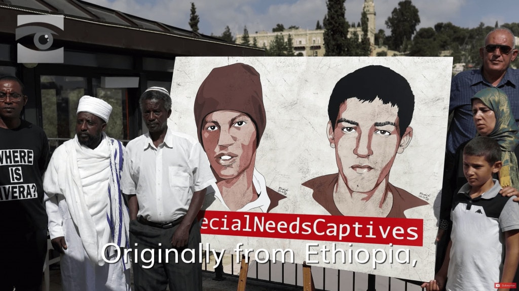 His name is Avera Mengistu… and he’s a prisoner in Gaza
