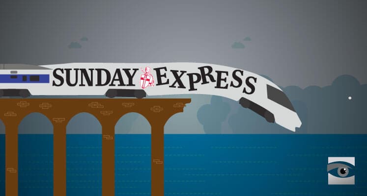 Sunday Express Train Wreck of a Story