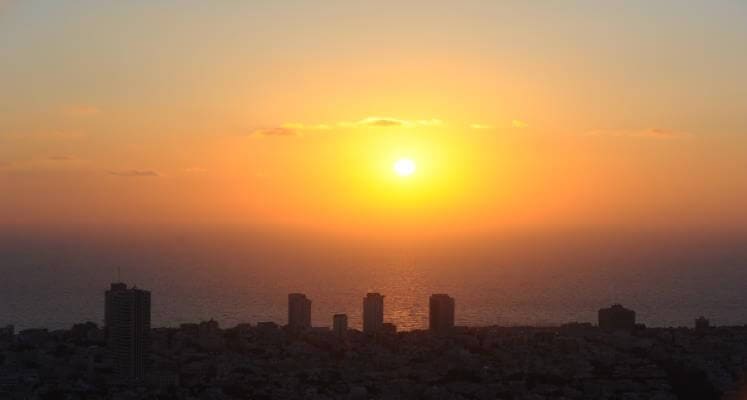 The Sun Sets on Tel Aviv