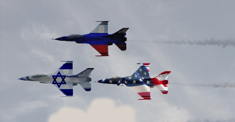 U.S., Russian Air Strikes Put Israeli Actions Into Perspective