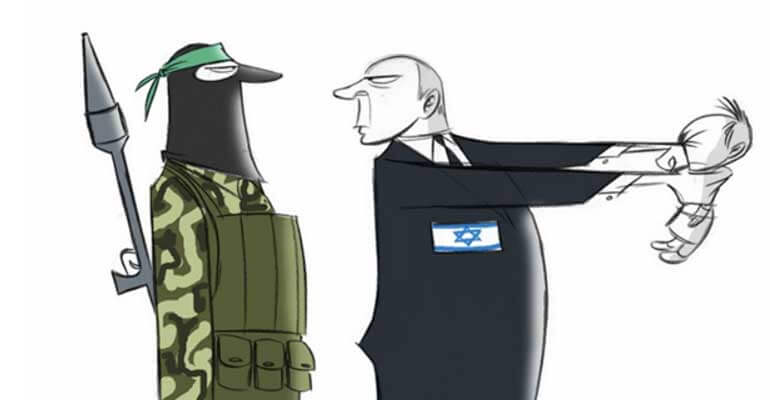 Crude Anti-Israel Animation in the Washington Post