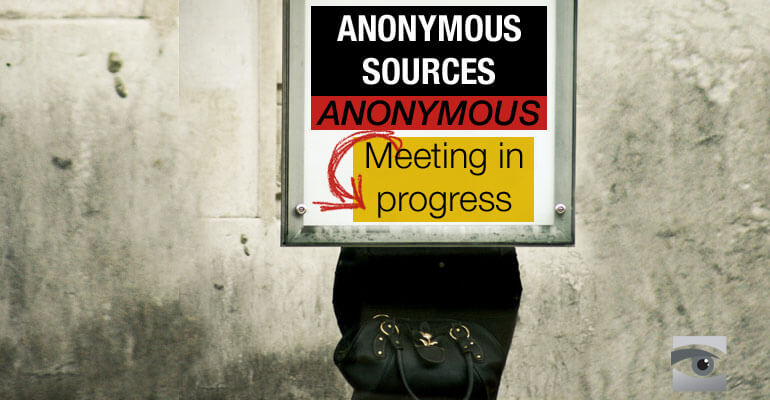 Absurd Moments In Anonymous Sources