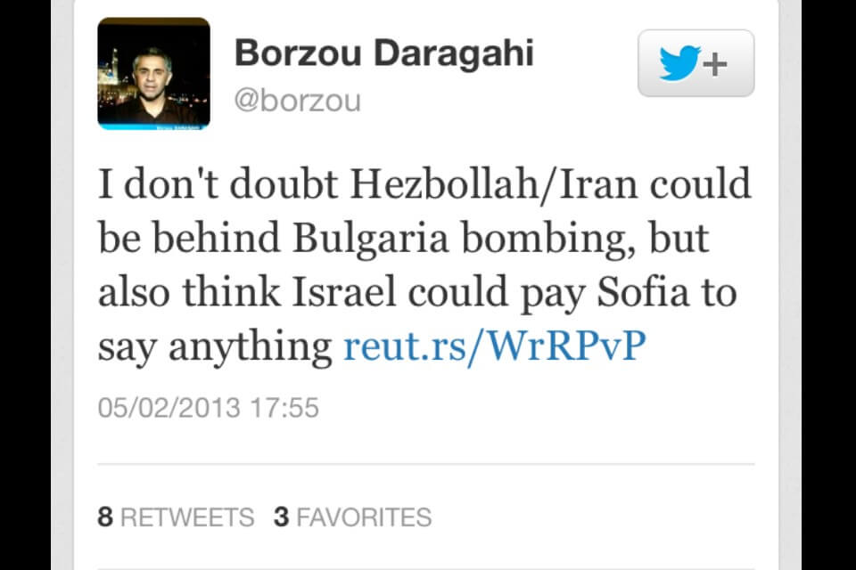 “Israel Paid Off Bulgaria”: FT Journo Tweets Conspiracy Theory