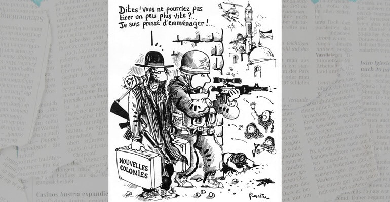 Israel Accused of Genocide in Outrageous Cartoon