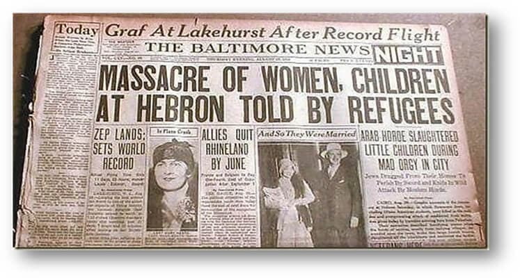 Unprovoked Carnage: The Hebron Massacre of 1929