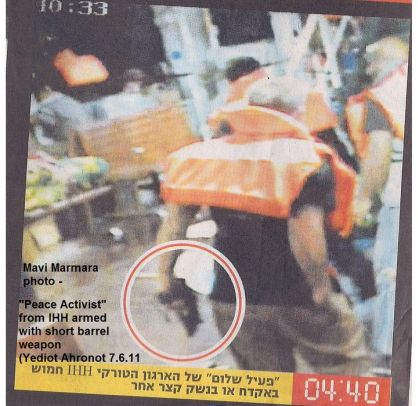 Guns and Poses: Mavi Marmara Humanitarian Volunteers Were Armed