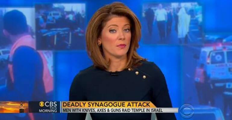 CBS Anchorwoman: Synagogue Attack Took Place at “Contested Religious Site”