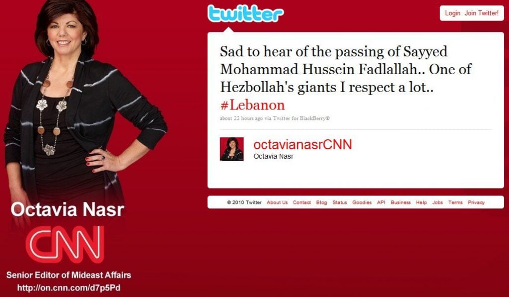 CNN’s Cheerleader for Hezbollah