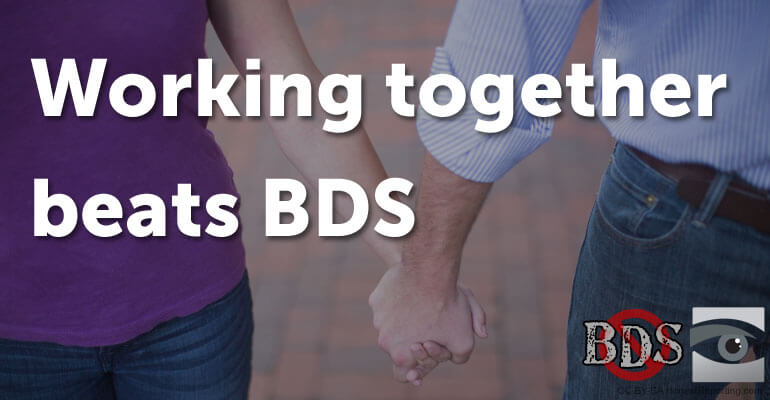 Groups Pounce BDS with Joint Effort
