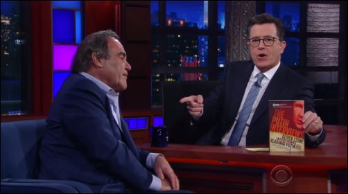 Oliver Stone Stephen Colbert