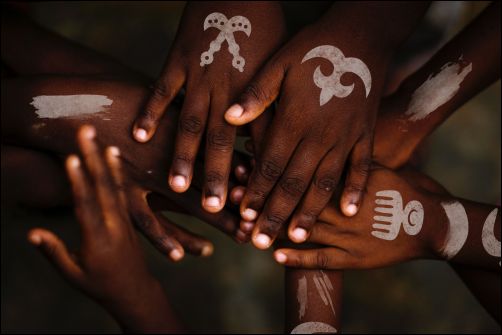 Ghanian hands