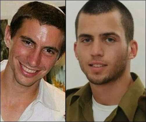 Hadar Goldin and Oron Shaul