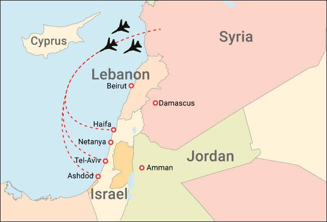 Iranian bases in Syria threat