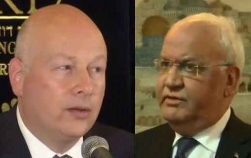 Jason Greenblatt and Saeb Erekat