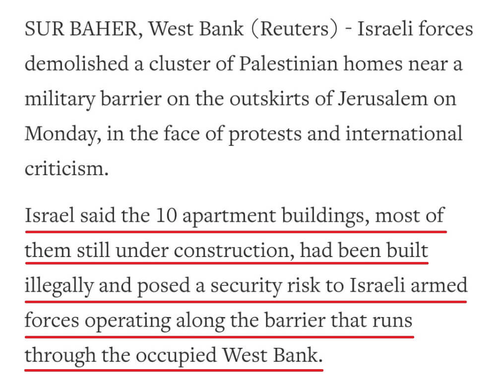 Second paragraph of Reuters' article