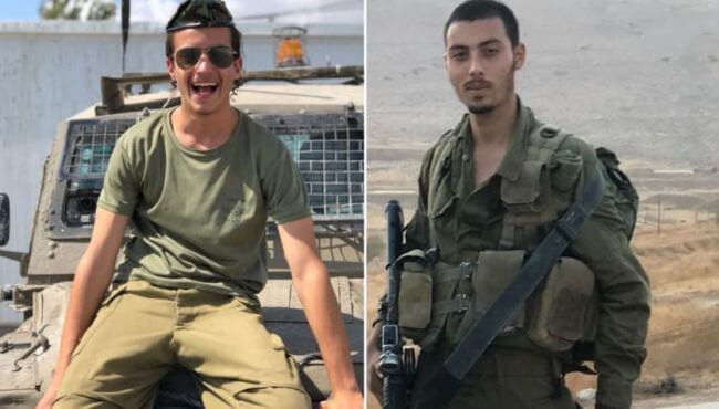 Sgt. Yosef Cohen and Staff Sgt. Yovel Mor Yosef