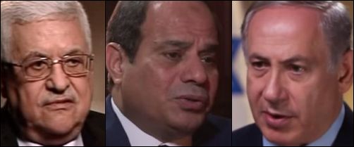 Abbas, Sissi, Netanyahu