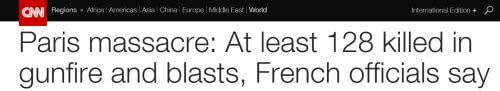 paris attack headline