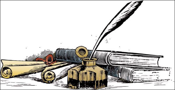 quill and ink