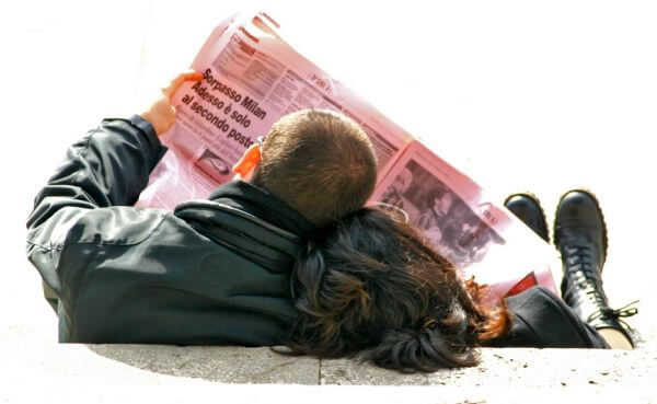 reading paper