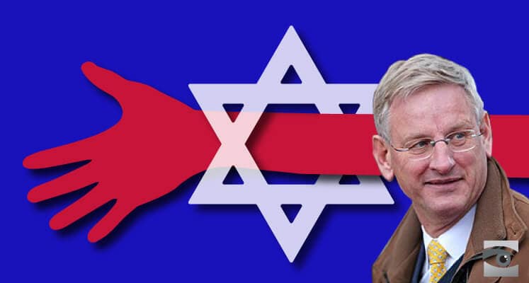 Why is a former Swedish PM surprised that Israel offered humanitarian help to Lebanon?