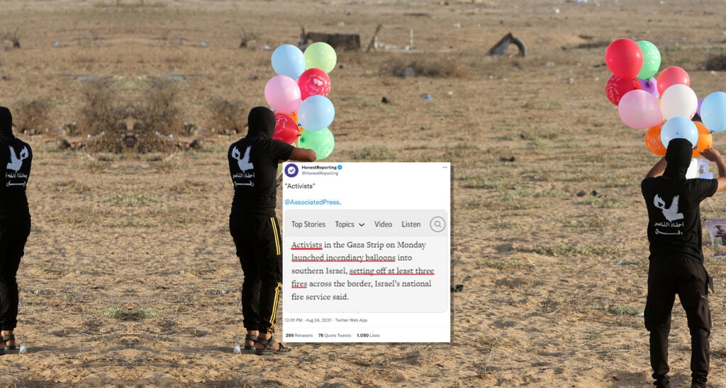 Turning Terrorists Into ‘Activists’: HonestReporting Tweet Calling Out Associated Press Goes Viral