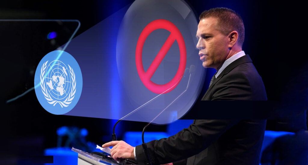 Unnewsworthy? UN Prevents Israeli Ambassador From Exposing Hitler-supporting Gaza Teacher, Gives Platform to Genocidal Iranian President