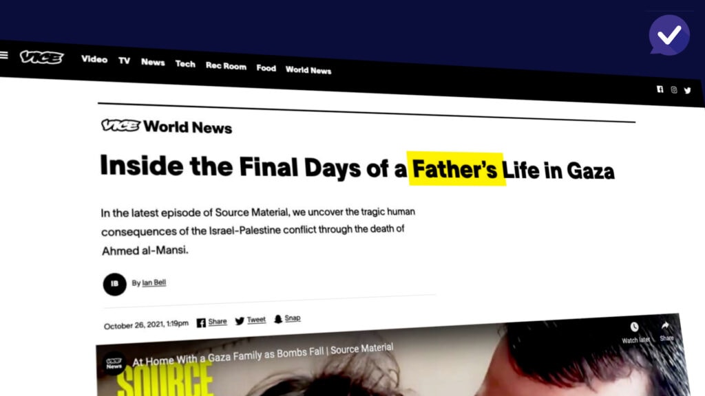 HonestReporting Call to Action: Help End Vice News’ Biased Coverage of Israel (VIDEO)