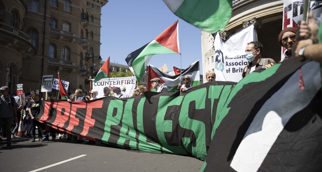 London Hating: Media Mute as Protestors at ‘Nakba’ March Call for Terrorism, Compare Israel to Nazis