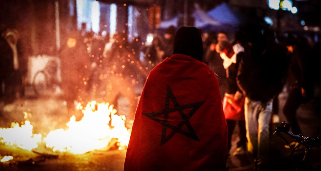 Palestinians in Mass Street Brawl, French Flag Burned as Morocco Crashes Out of World Cup… Media Miss Story