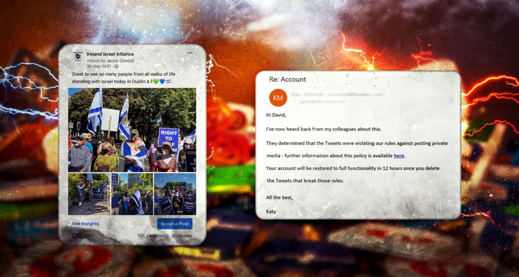 Canceled: How Facebook, Instagram and Twitter Silence Israel Online