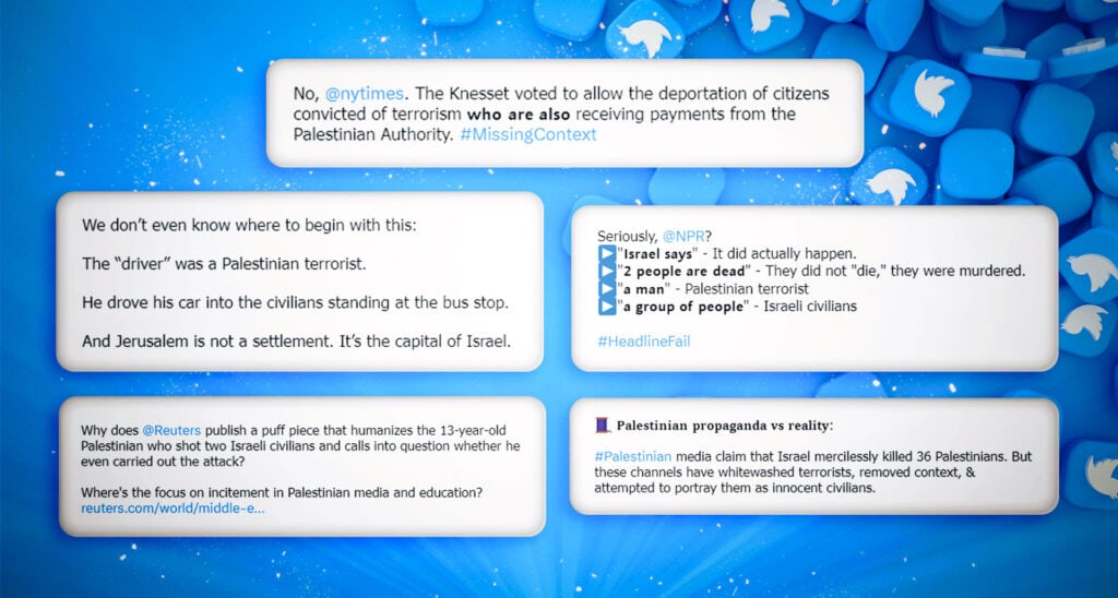 HonestReporting Top Tweets – February 2023