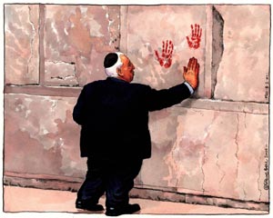 Steve Bell, The Guardian, 2001
