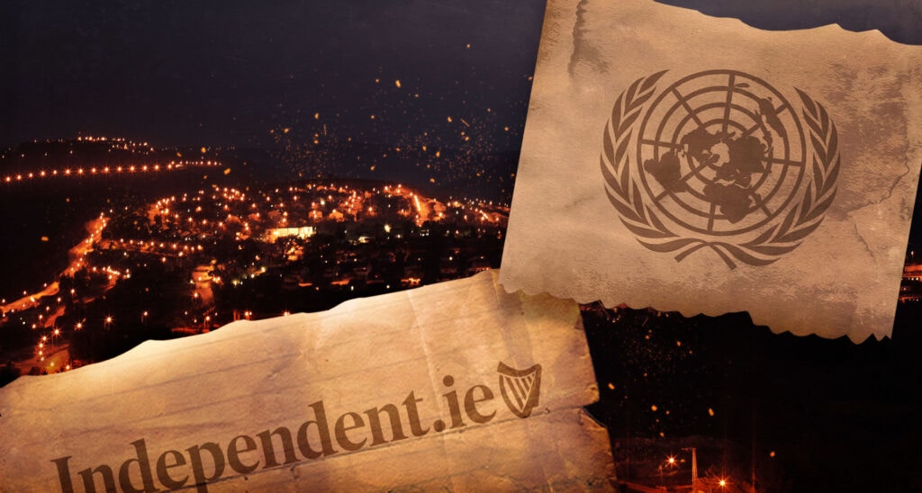 Irish Independent Omits Context Behind UN ‘Settlement Blacklist’